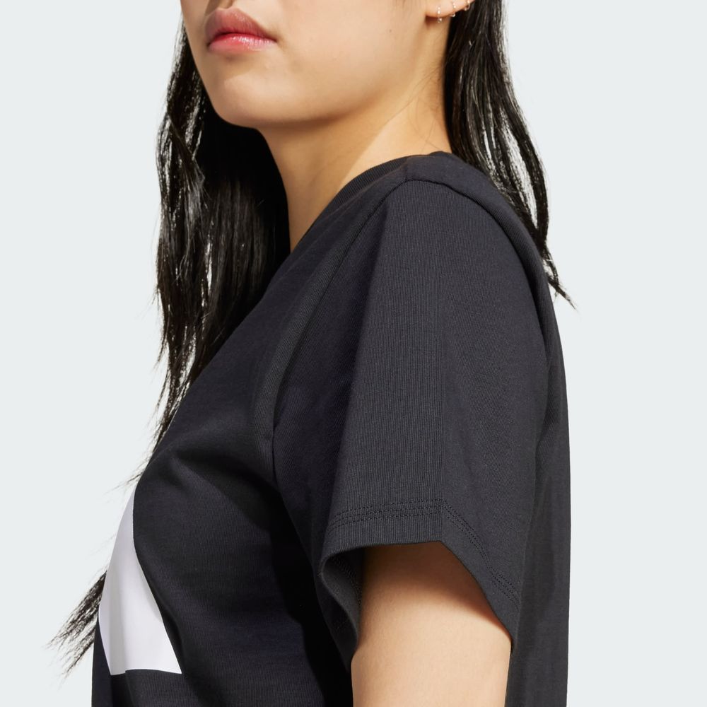 Foto 7 | Playera Essentials Big Logo Adidas Negro para Mujer