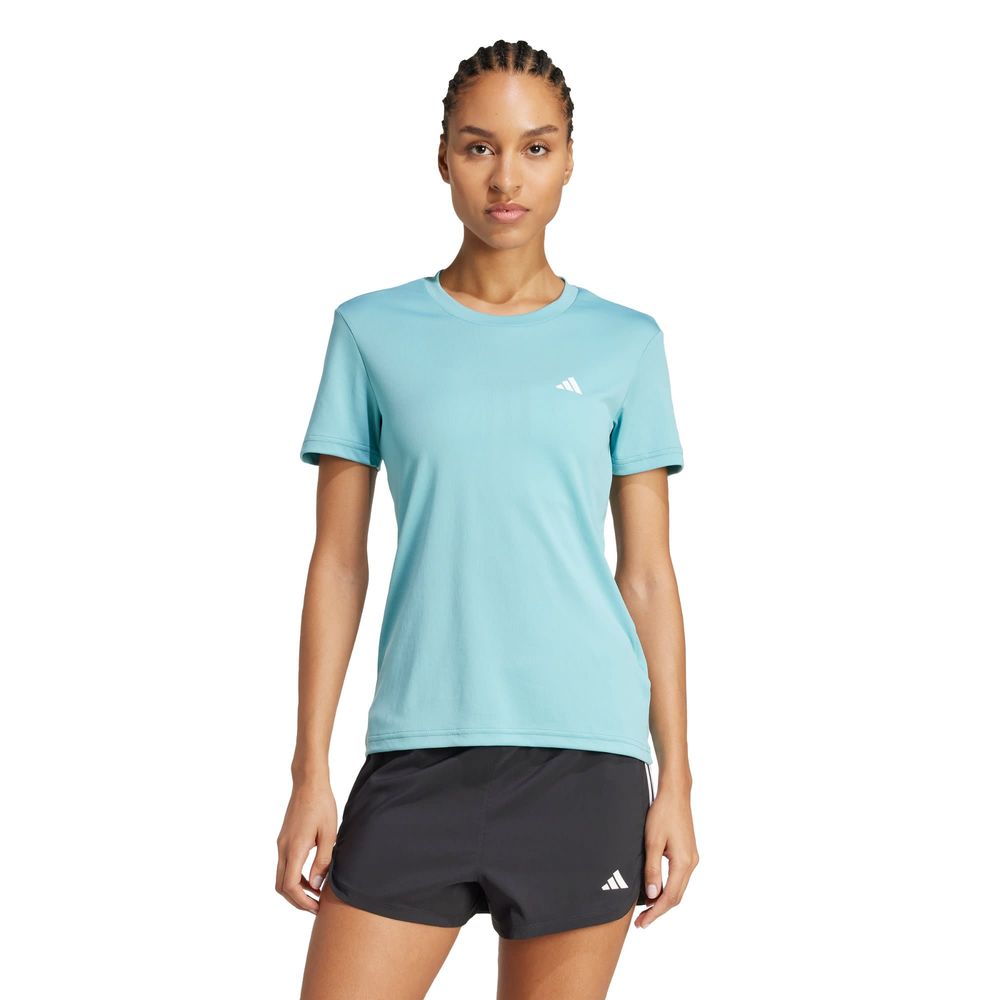 Foto 2 | Playera Aeroready Designed 2 Move Sport Adidas Turquesa Mujer