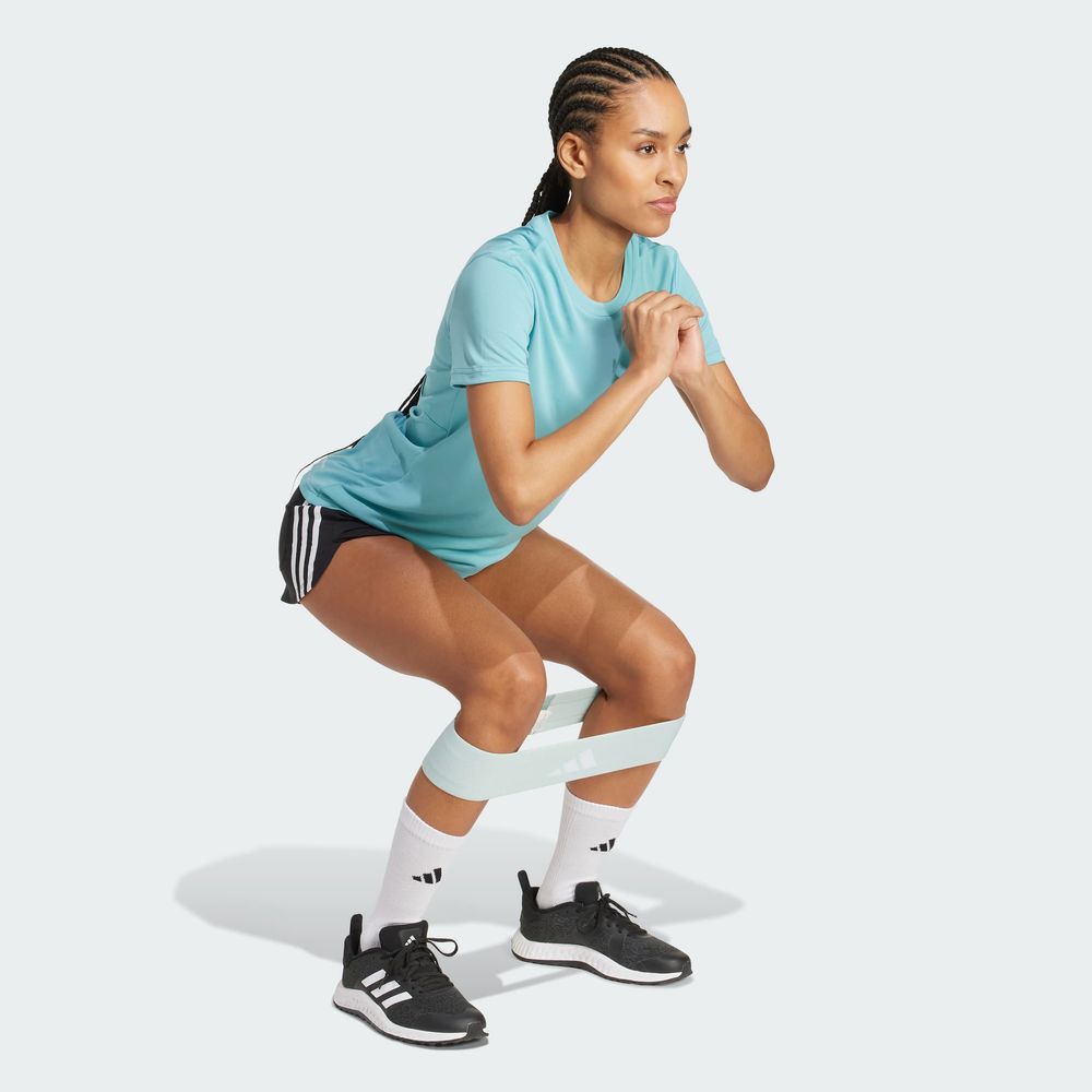 Foto 6 pulgar | Playera Aeroready Designed 2 Move Sport Adidas Turquesa Mujer