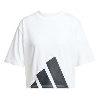Foto 1 | Playera Essentials Boyfriend Logo Grande Adidas Blanco Mujer