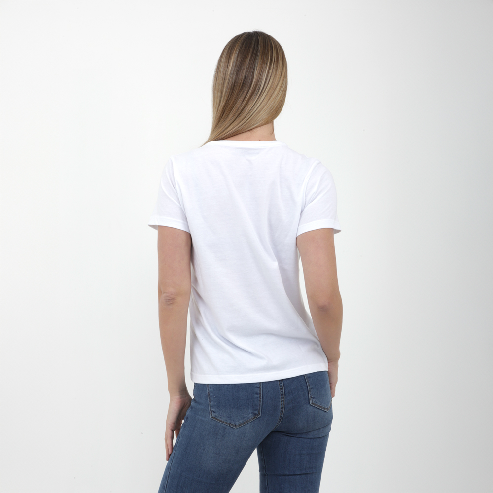 Foto 5 pulgar | Playera K-swiss Casual Classic K-swiss Para Mujer Color Blanco