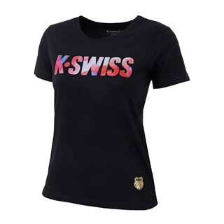 Foto 3 | Playera K-swiss Casual Agatha Para Mujer Color Negro