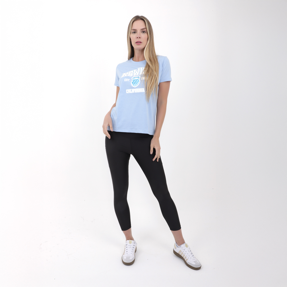 Foto 3 pulgar | Playera K-swiss Casual Jhoana  Para Mujer Color Azul