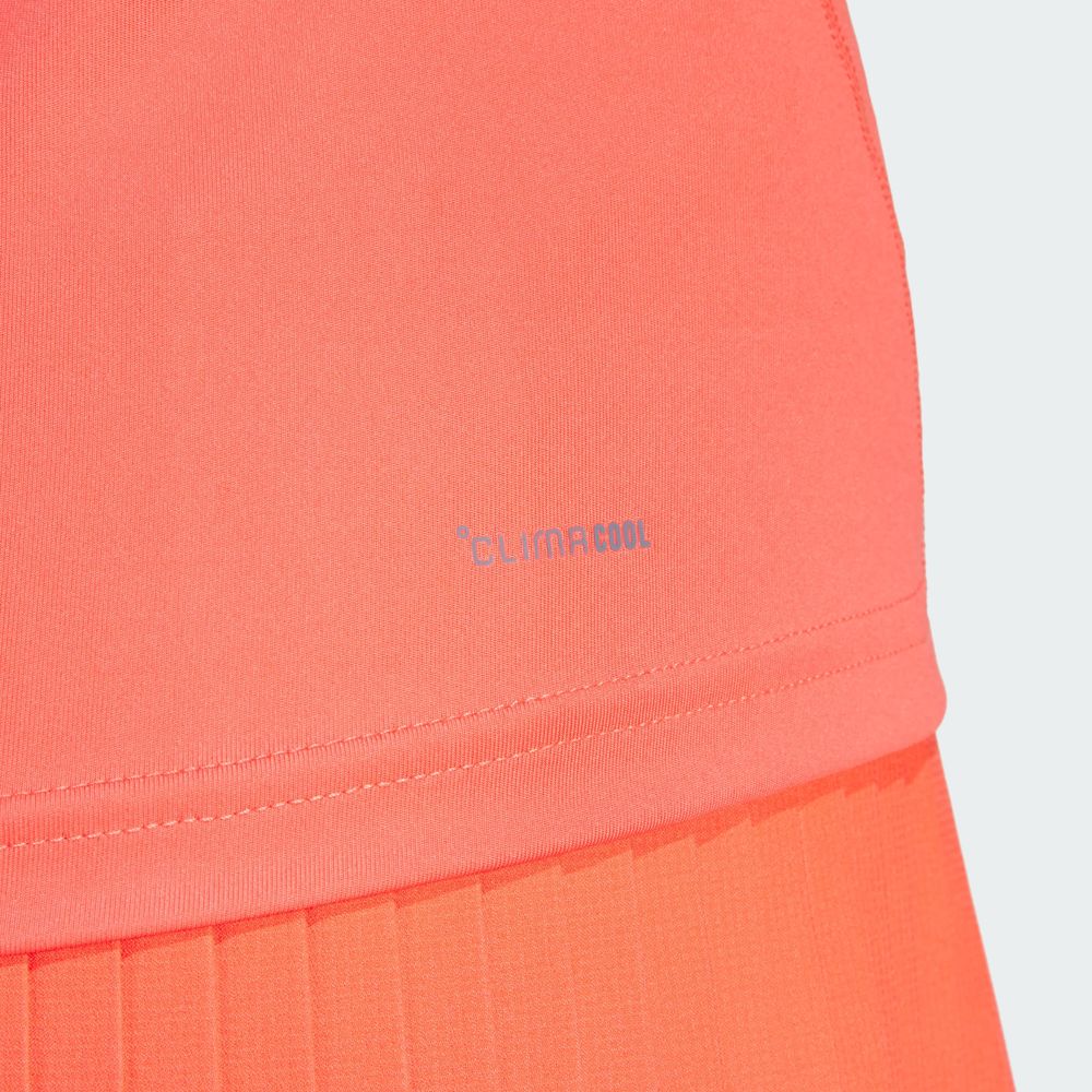 Foto 8 pulgar | Playera Sin Mangas Club Tennis Climacool Adidas Rojo Mujer