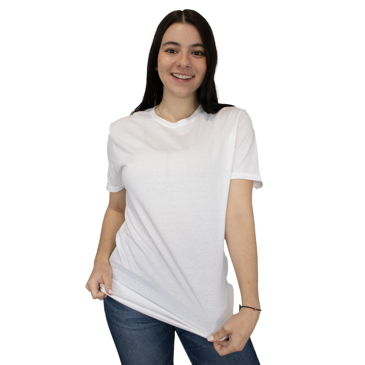 Foto 2 pulgar | Playera Básica Indicum Denim Blanco para Mujer