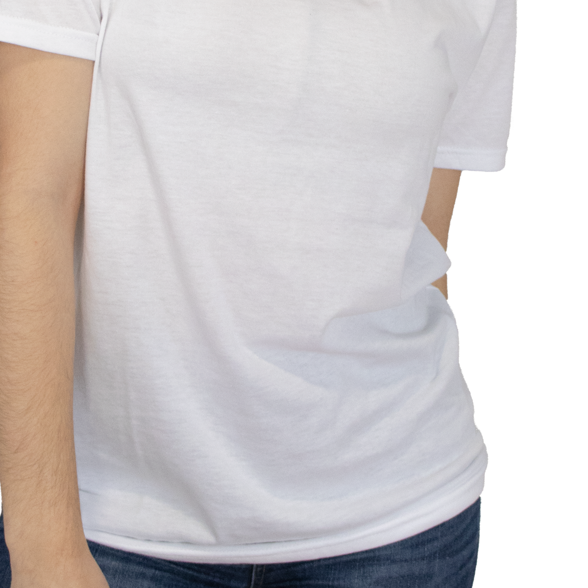 Foto 8 pulgar | Playera Básica Indicum Denim Blanco para Mujer
