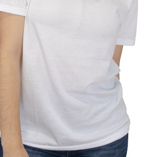Foto 7 | Playera Básica Indicum Denim Blanco para Mujer