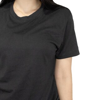 Foto 7 | Playera Slim Fit Indicum Denim Negro para Mujer