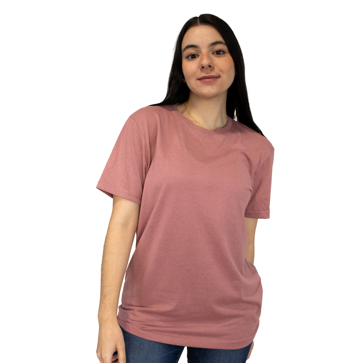 Foto 1 | Playera Básica Indicum Denim Rosa para Mujer