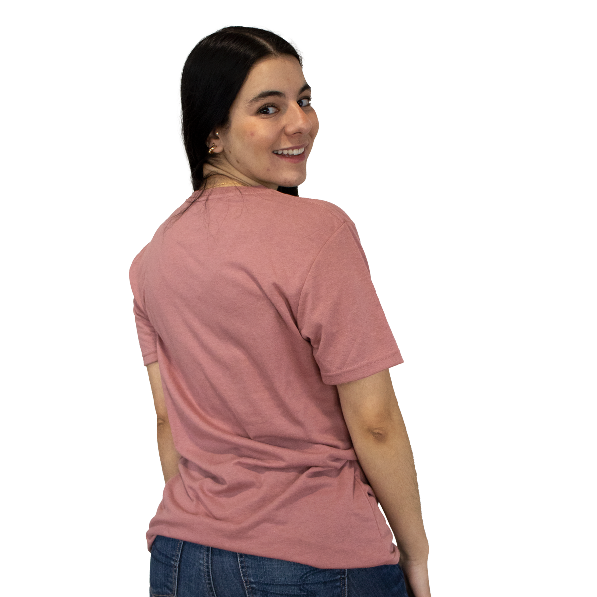 Foto 3 | Playera Básica Indicum Denim Rosa para Mujer