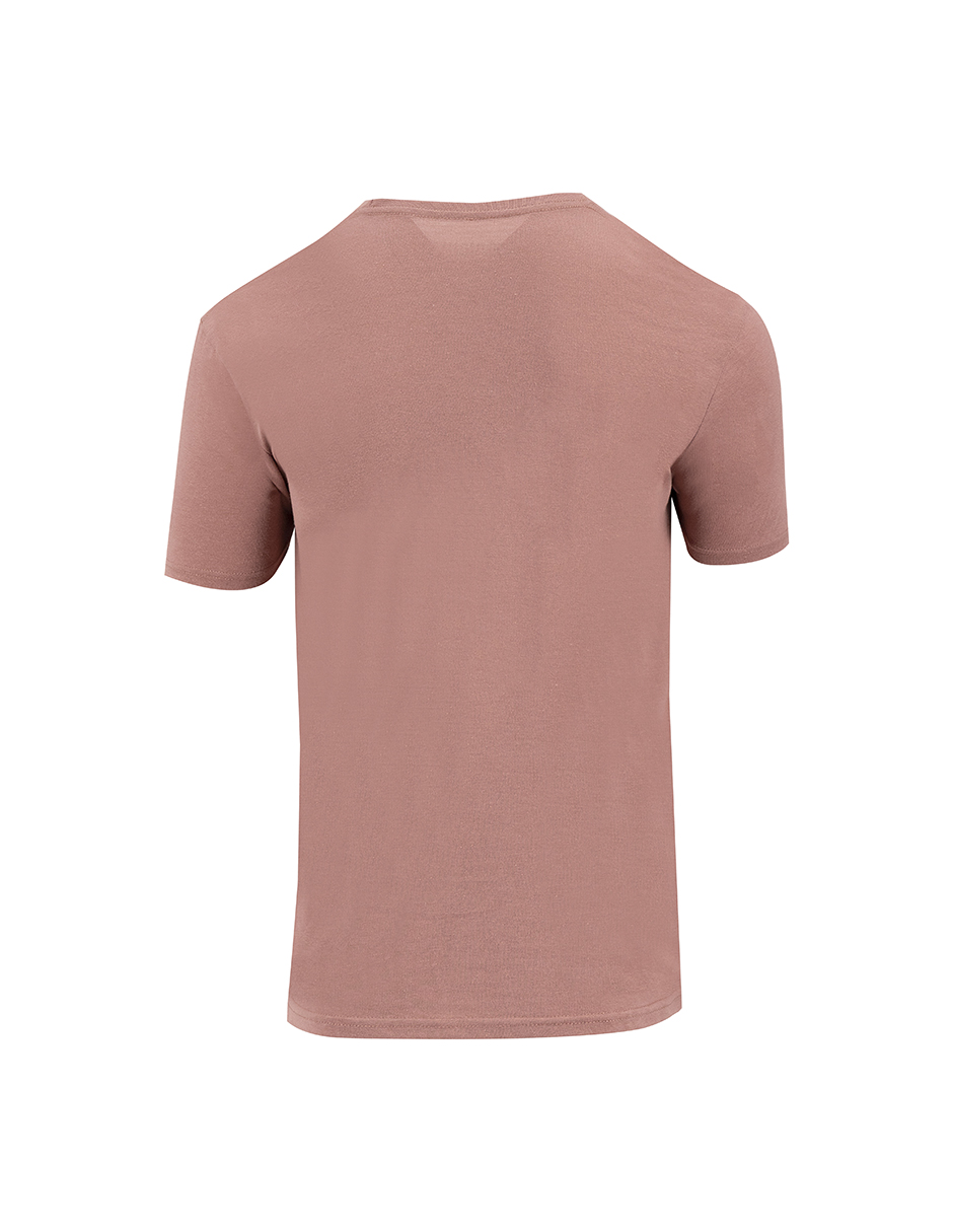 Foto 5 pulgar | Playera Básica Indicum Denim Rosa para Mujer