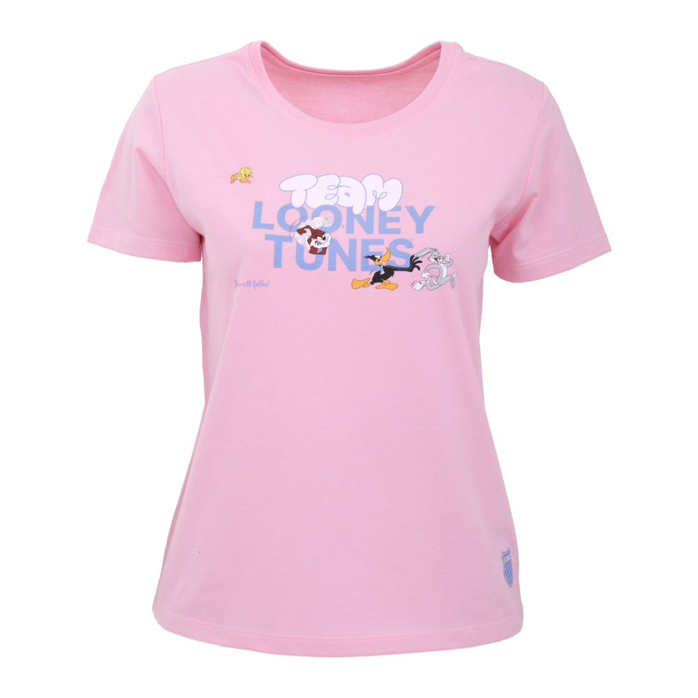 Foto 2 pulgar | Playera K-swiss Casual Looney Tunes Team Para Mujer Color Rosa