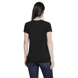 Foto 3 | Playera Wrangler Mujer Slim Manga Corta 325 Negro