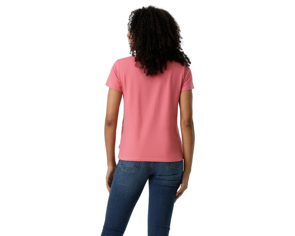 Foto 4 pulgar | Playera Levi’s Rosa Manga Corta Cuello Redondo