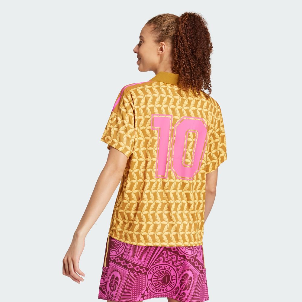 Foto 5 pulgar | Farm Tiro Tee Adidas Café para Mujer