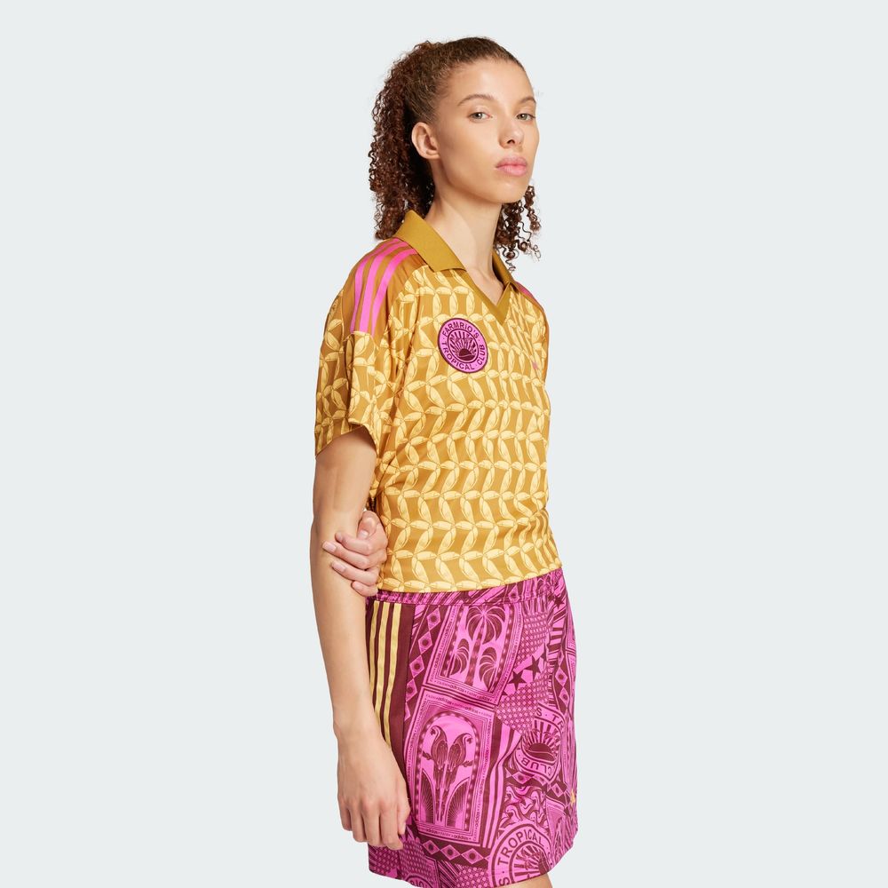 Foto 5 | Farm Tiro Tee Adidas Café para Mujer