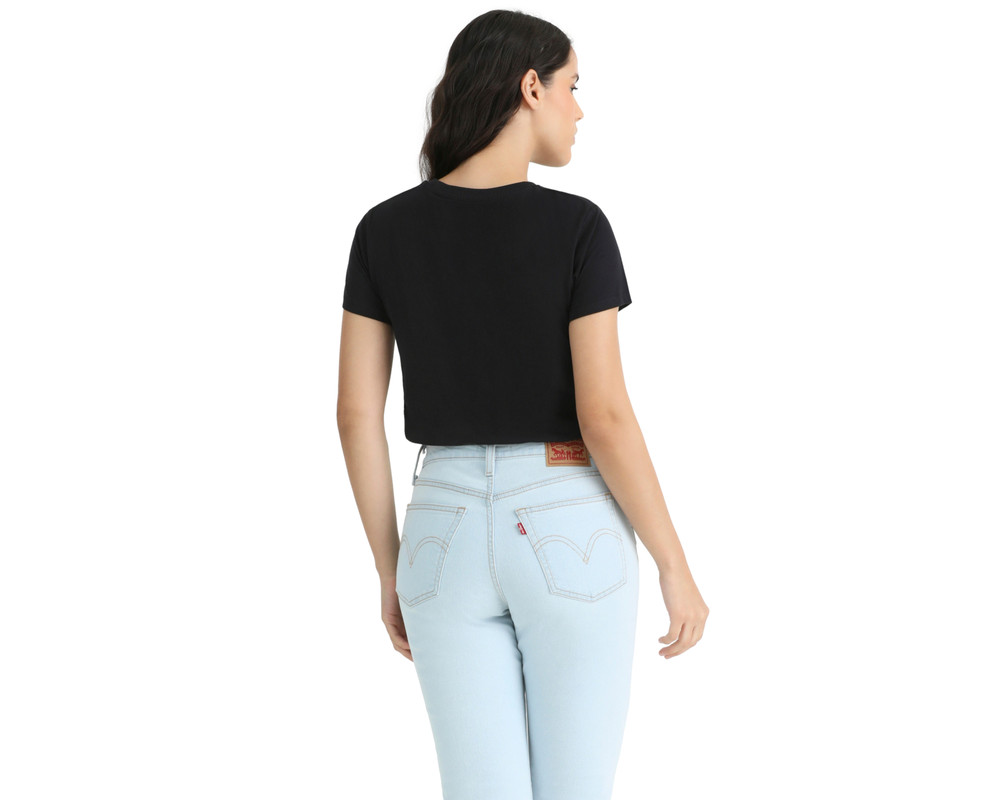 Foto 3 | Playera Authentic Levi’s Negro para Mujer