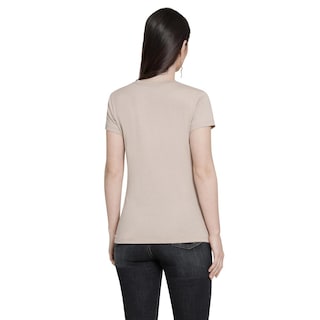 Foto 3 | Playera Wrangler Mujer Slim Manga Corta 326 Cafe