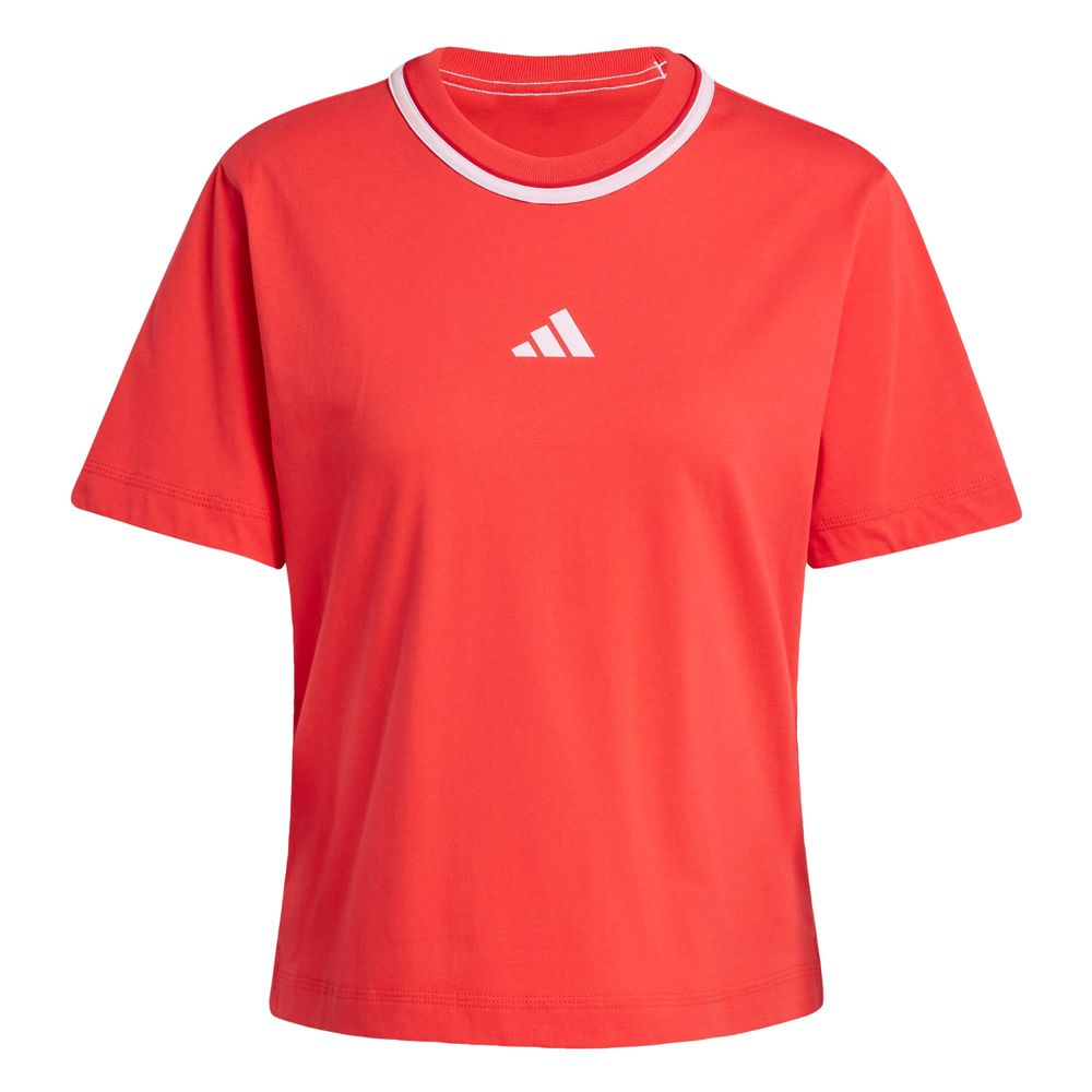 Foto 2 pulgar | Playera W Cb T Adidas Roja para Mujer