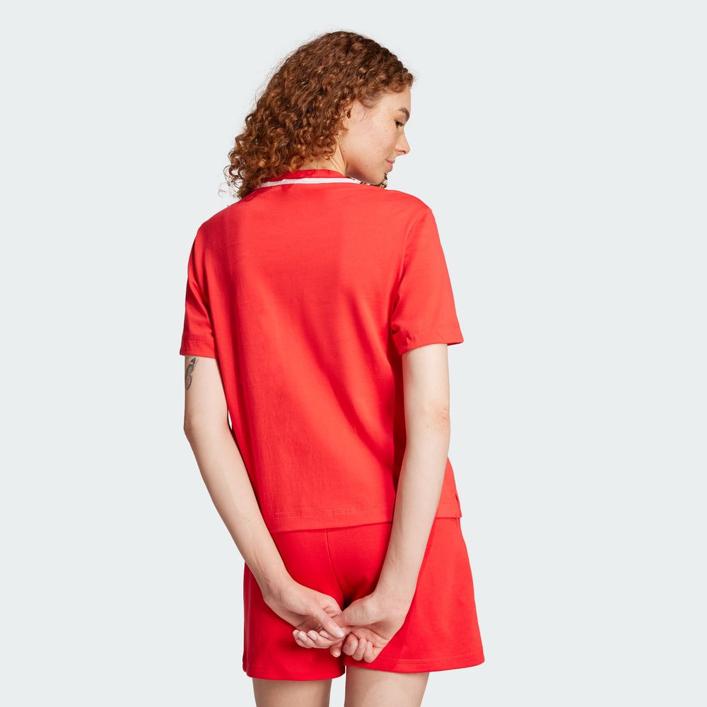 Foto 5 pulgar | Playera W Cb T Adidas Roja para Mujer