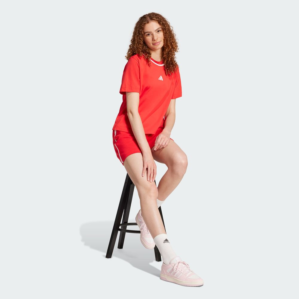 Foto 6 pulgar | Playera W Cb T Adidas Roja para Mujer