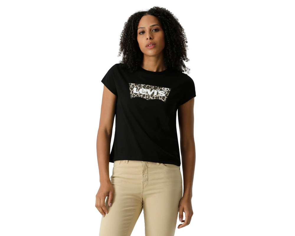Foto 6 pulgar | Playera Levi’s Authentic Negra para Mujer