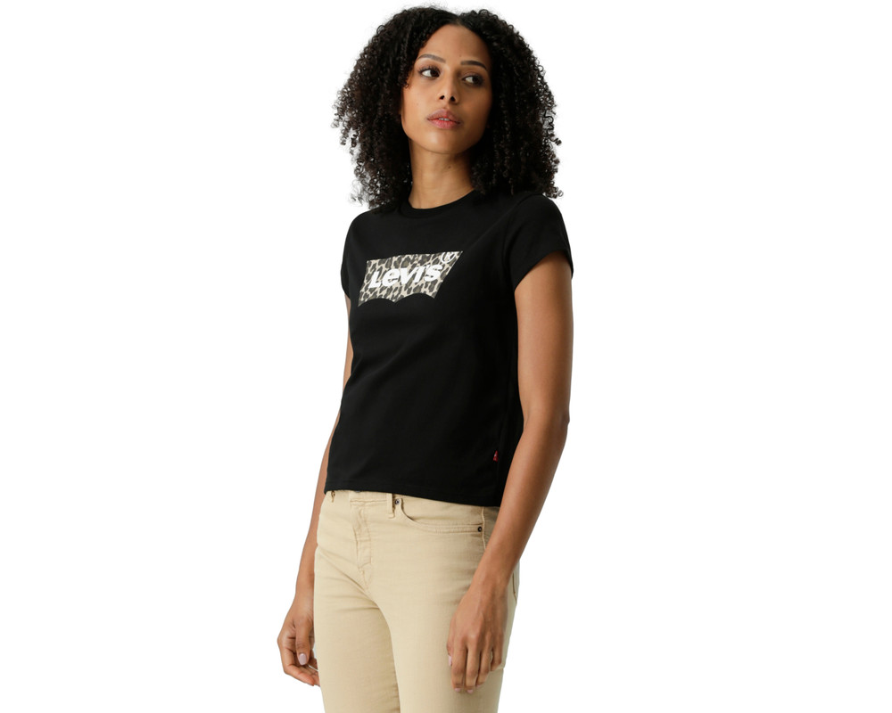 Foto 7 pulgar | Playera Levi’s Authentic Negra para Mujer