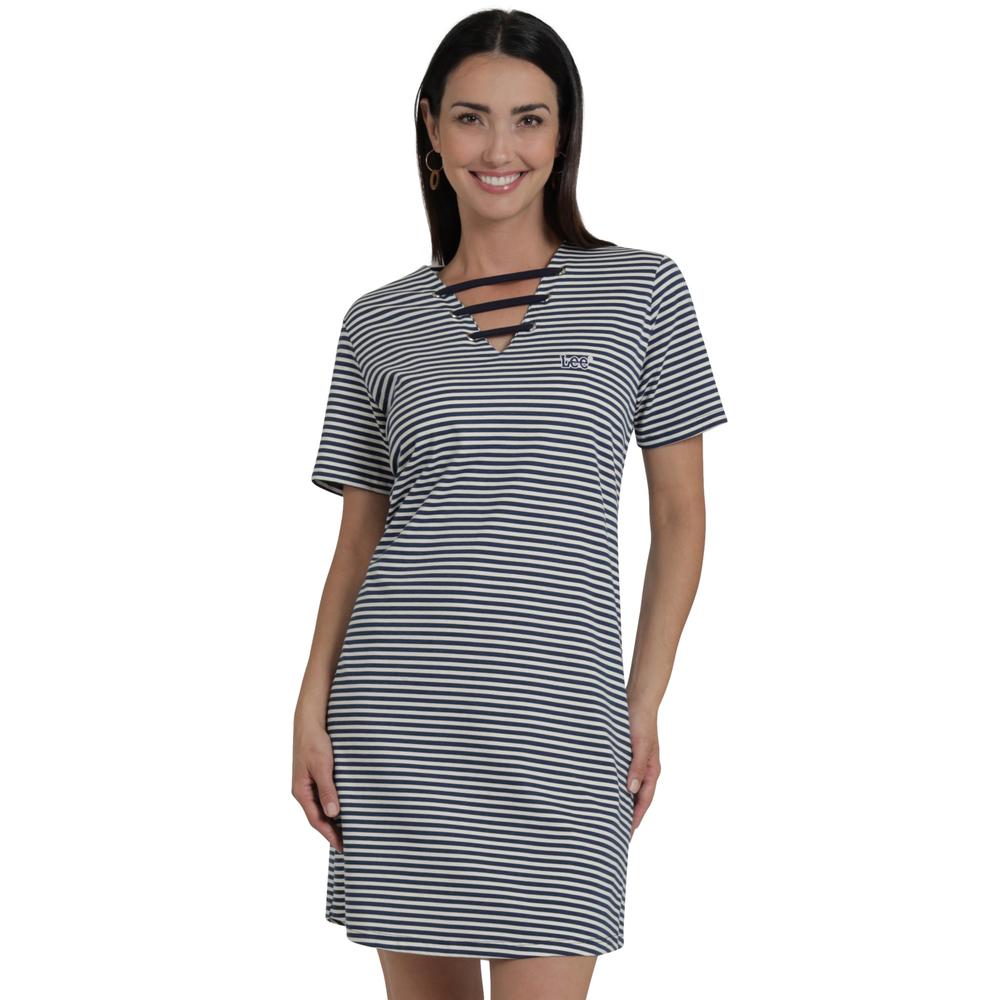 Foto 2 pulgar | Playera Lee Mujer Quality Genuine Slim Fit 299 Blanco