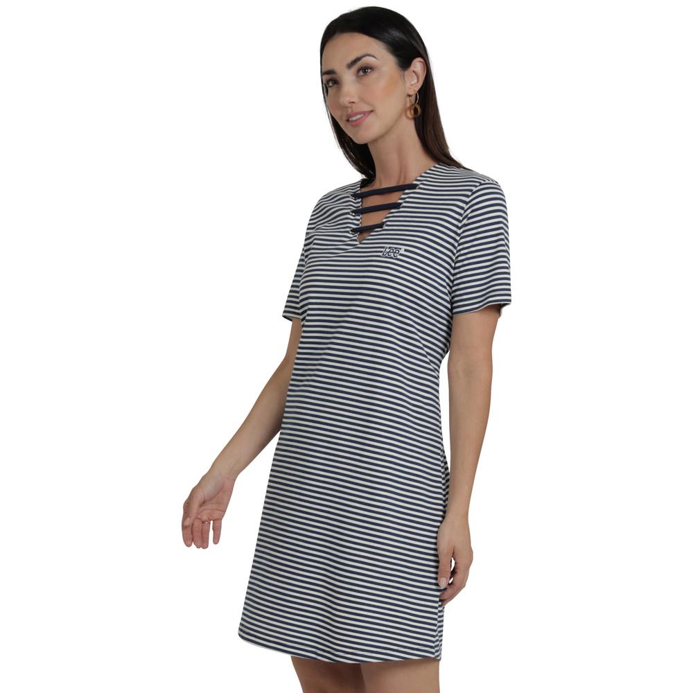 Foto 3 pulgar | Playera Lee Mujer Quality Genuine Slim Fit 299 Blanco