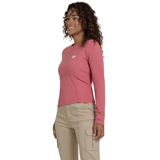 Foto 2 | Playera Lee Mujer Quality Genuine Slim Fit 517 Rosa