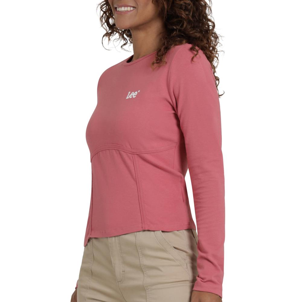 Foto 6 pulgar | Playera Lee Mujer Quality Genuine Slim Fit 517 Rosa