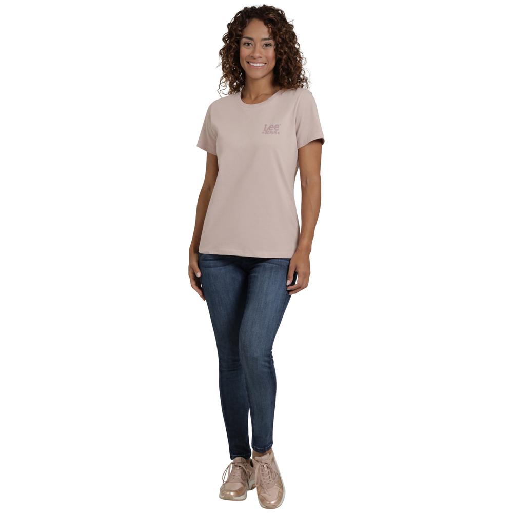 Foto 4 | Playera Lee Mujer Vintage Slim Fit 307 Rosa