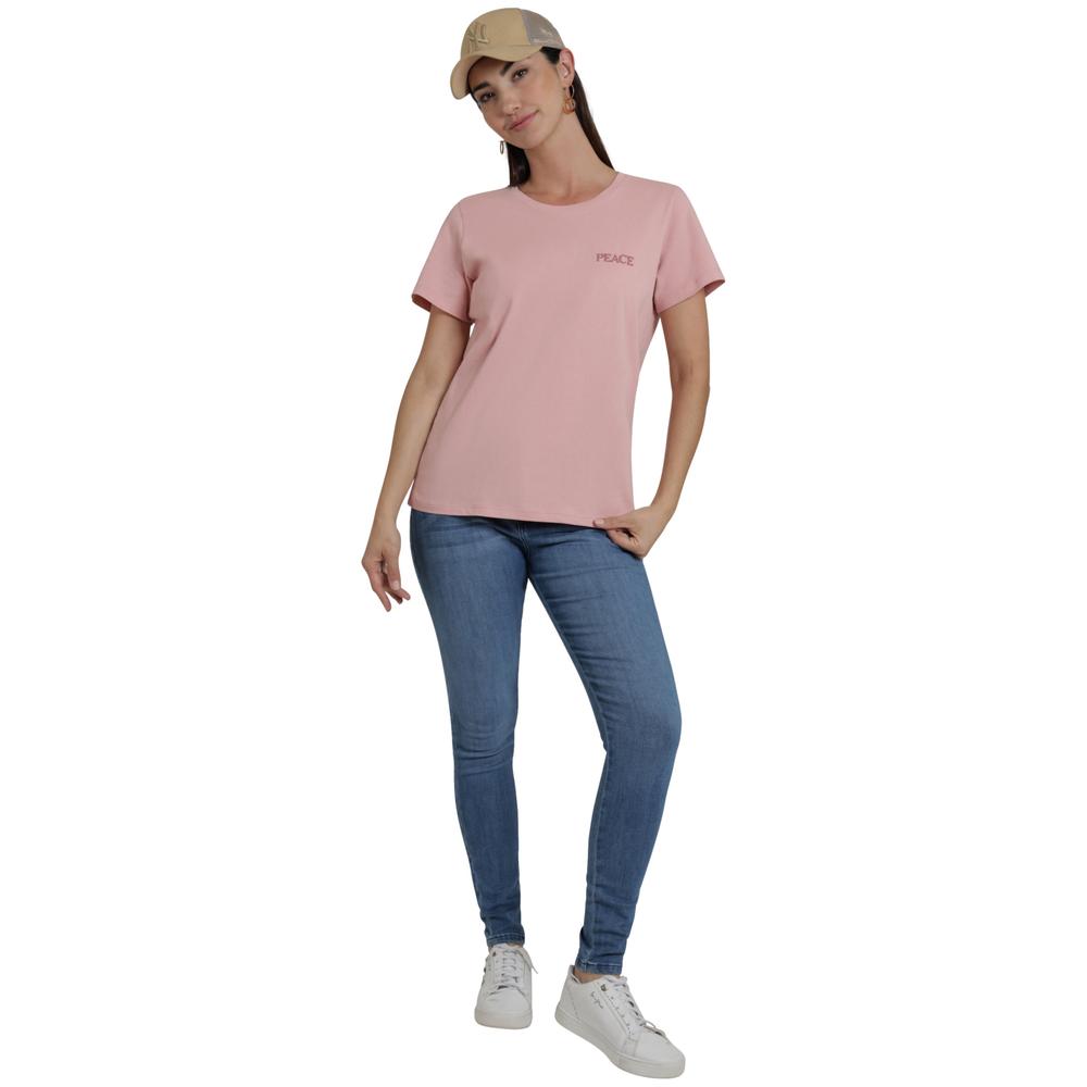 Foto 5 pulgar | Playera Lee Mujer Vintage Slim Fit 308 Rosa