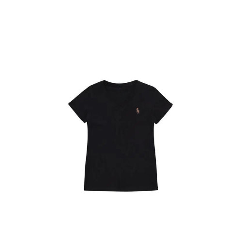 Foto 6 pulgar | Playera HPC Polo Cuello V Negro para Mujer