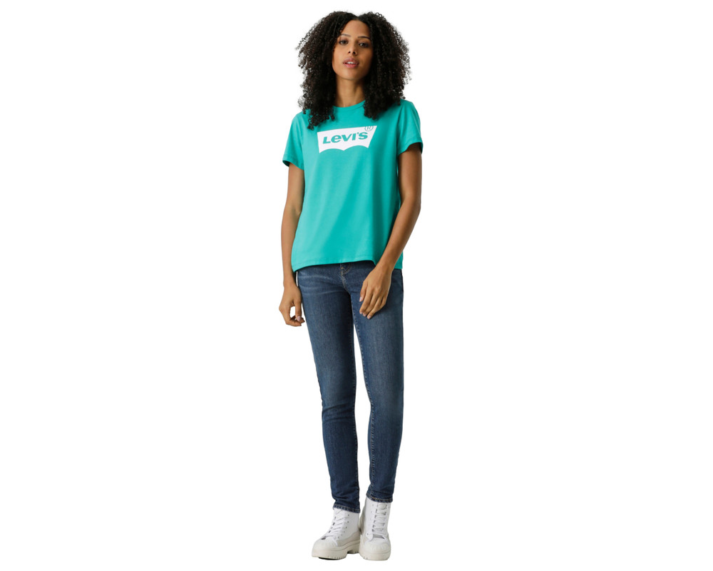 Foto 5 pulgar | Playera Perfect 17369-3095 Mujer Verde Levi’s