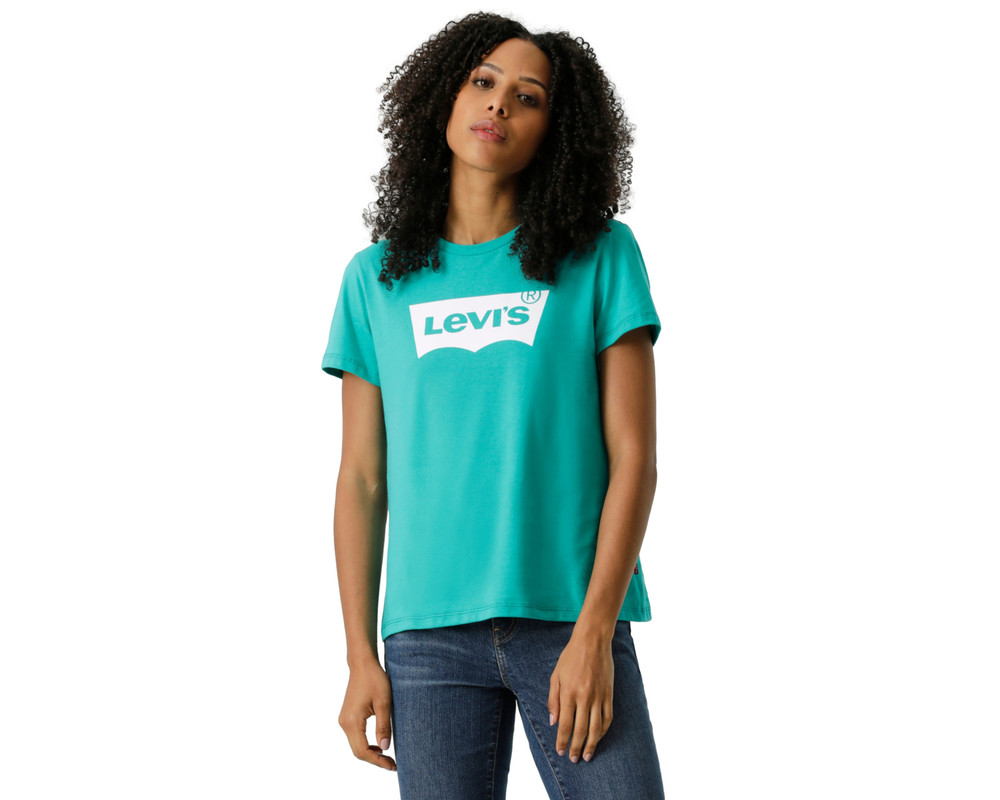Foto 6 pulgar | Playera Perfect 17369-3095 Mujer Verde Levi’s