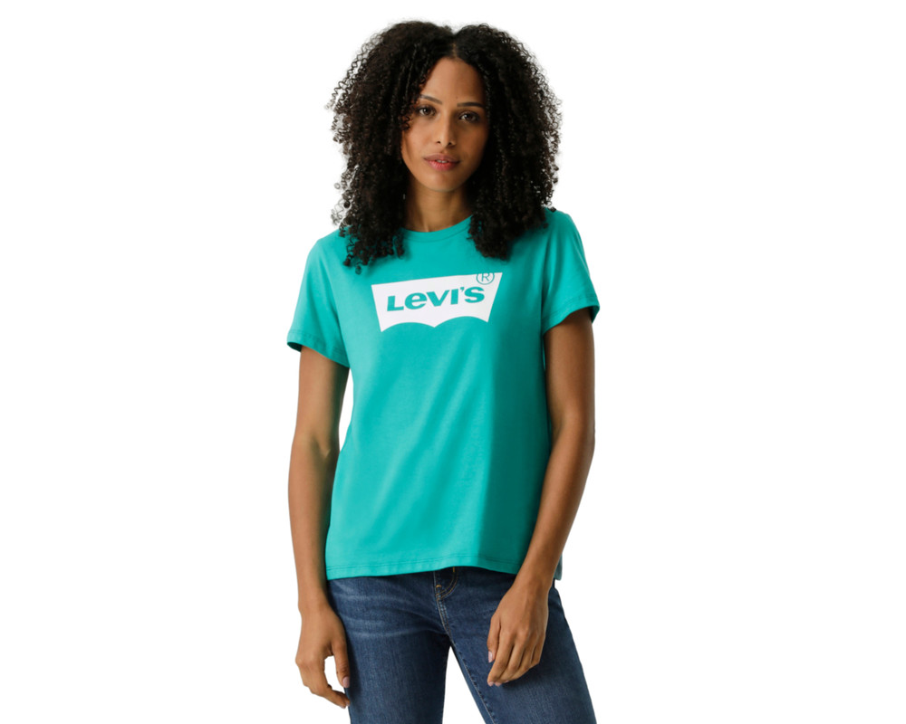 Foto 7 pulgar | Playera Perfect 17369-3095 Mujer Verde Levi’s