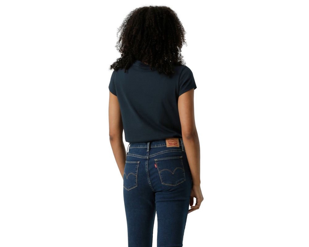 Foto 4 pulgar | Playera Authentic A6126-0077 Mujer Azul Levi’s
