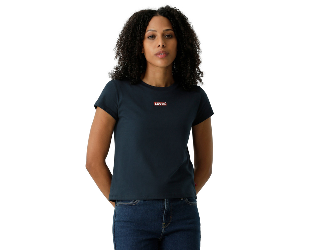Foto 6 pulgar | Playera Authentic A6126-0077 Mujer Azul Levi’s