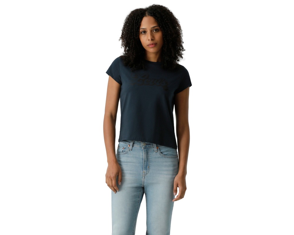 Foto 2 pulgar | Playera Authentic A6126-0067 Mujer Azul Levi’s