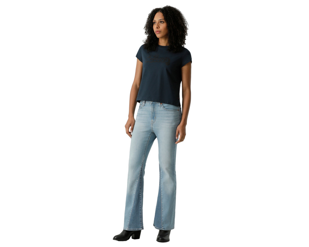 Foto 5 pulgar | Playera Authentic A6126-0067 Mujer Azul Levi’s