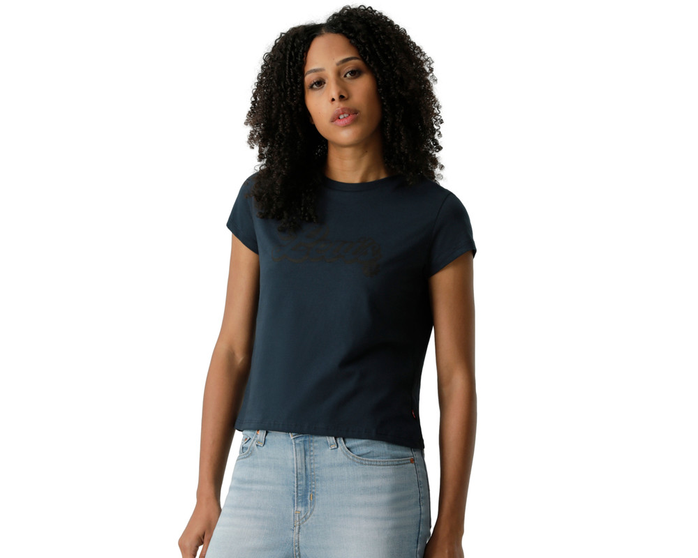 Foto 6 pulgar | Playera Authentic A6126-0067 Mujer Azul Levi’s