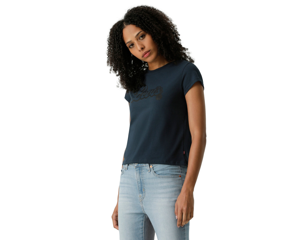 Foto 7 pulgar | Playera Authentic A6126-0067 Mujer Azul Levi’s