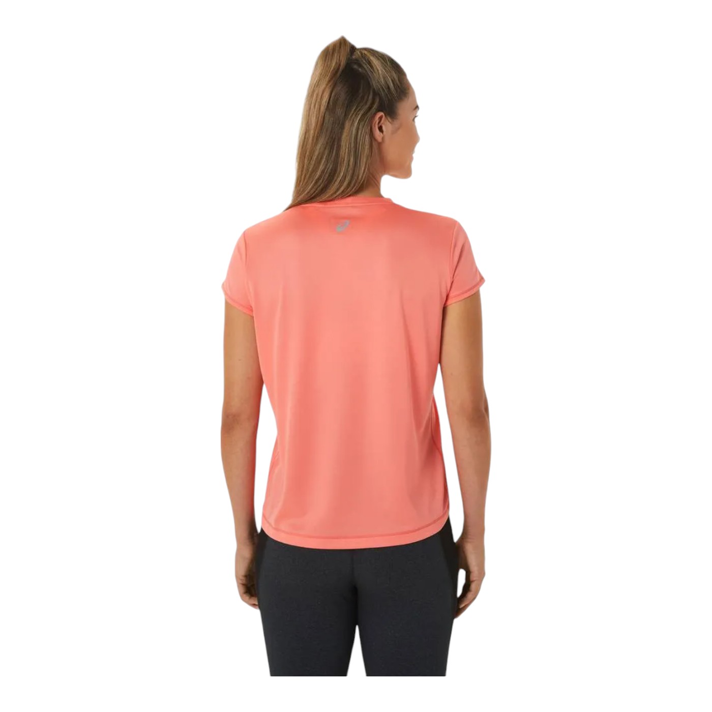 Foto 3 pulgar | Playera Asics Logo Para Mujer Color Naranja Modelo 2012c395700