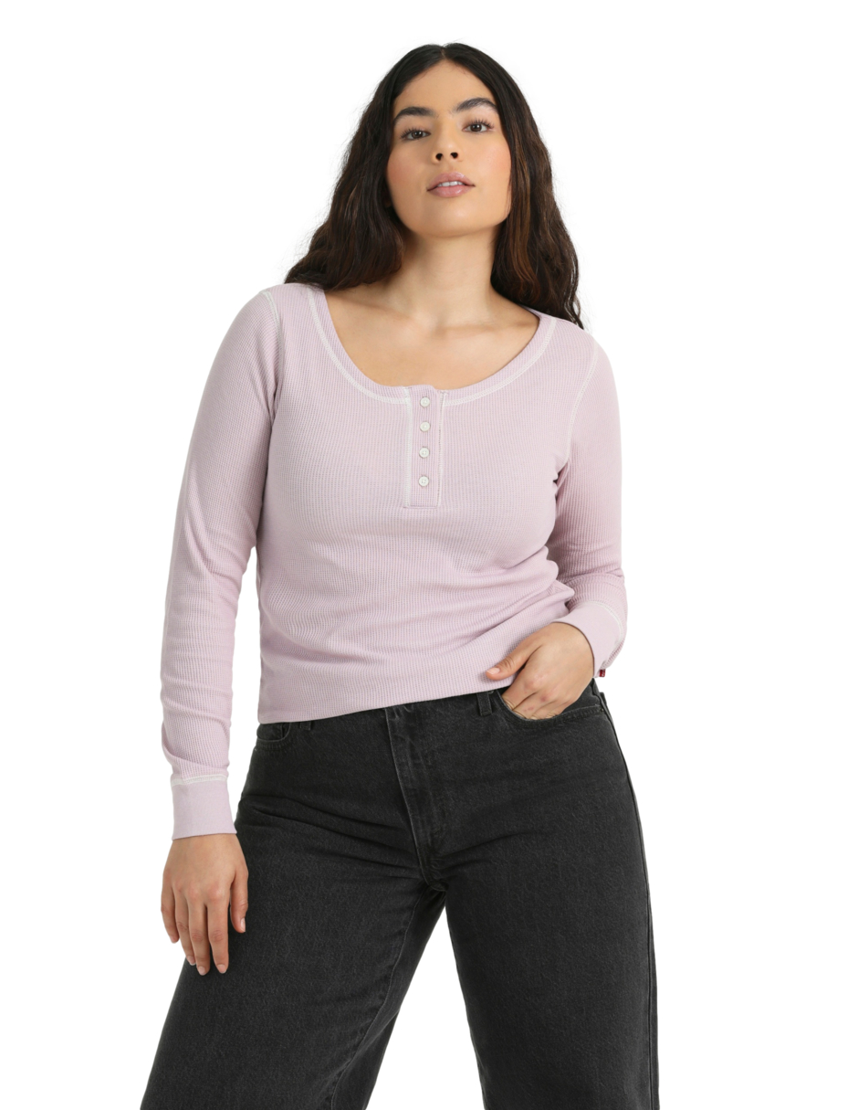 Foto 6 pulgar | Levi's  Blusa Sierra Henley Para Mujer