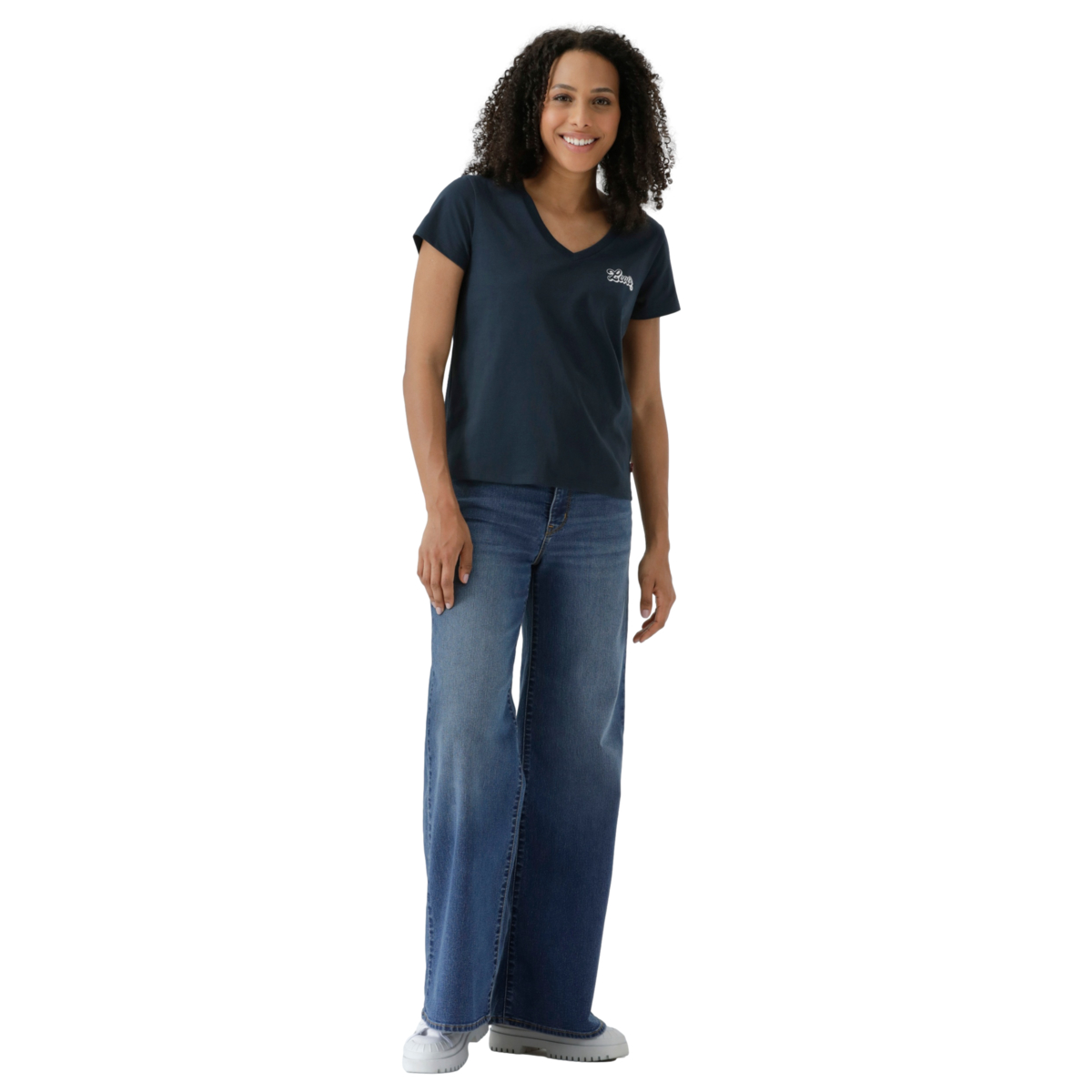 Foto 4 | Levi’s  Playera Perfect V Neck Para Mujer