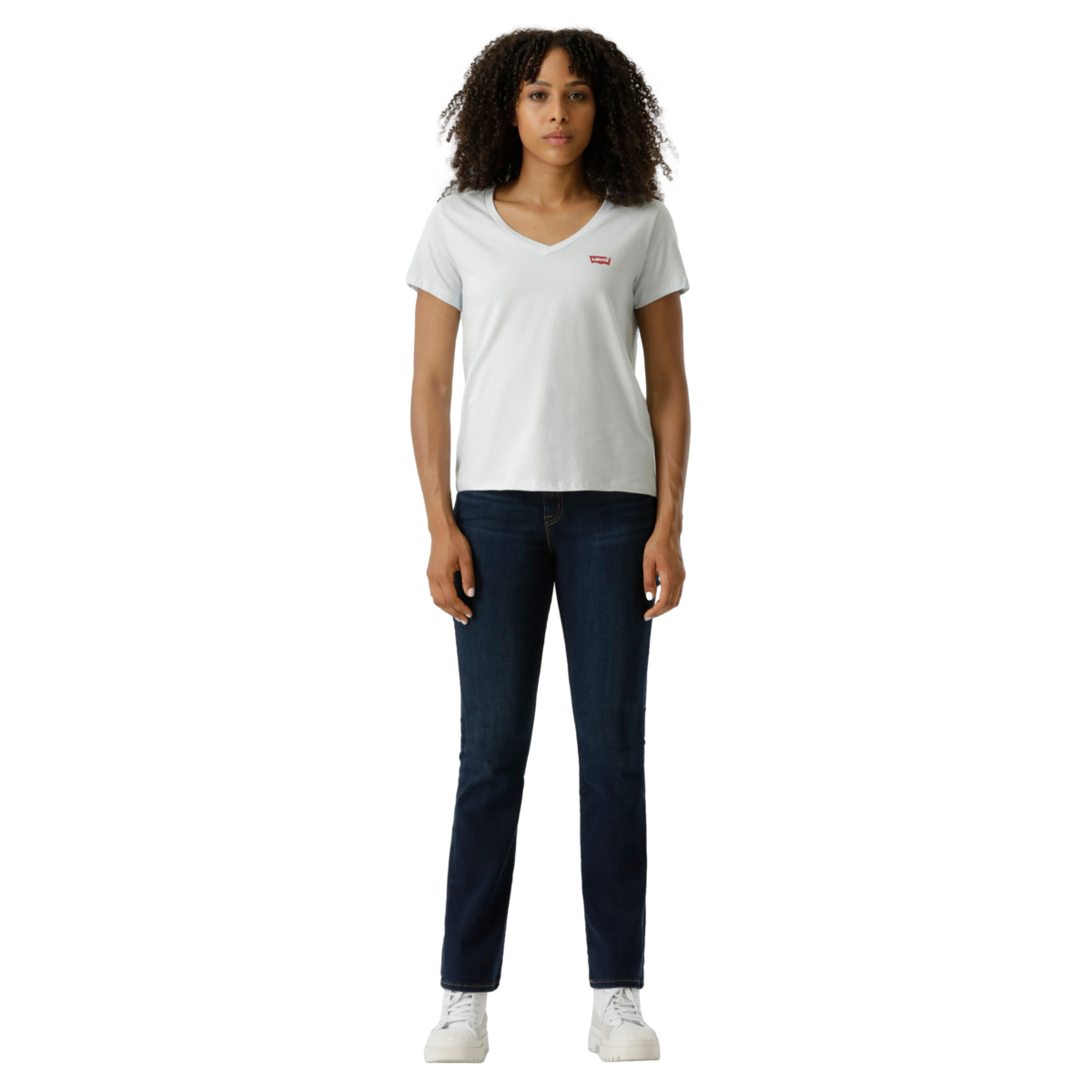Foto 5 pulgar | Levi’s  Playera Perfect V Neck Para Mujer