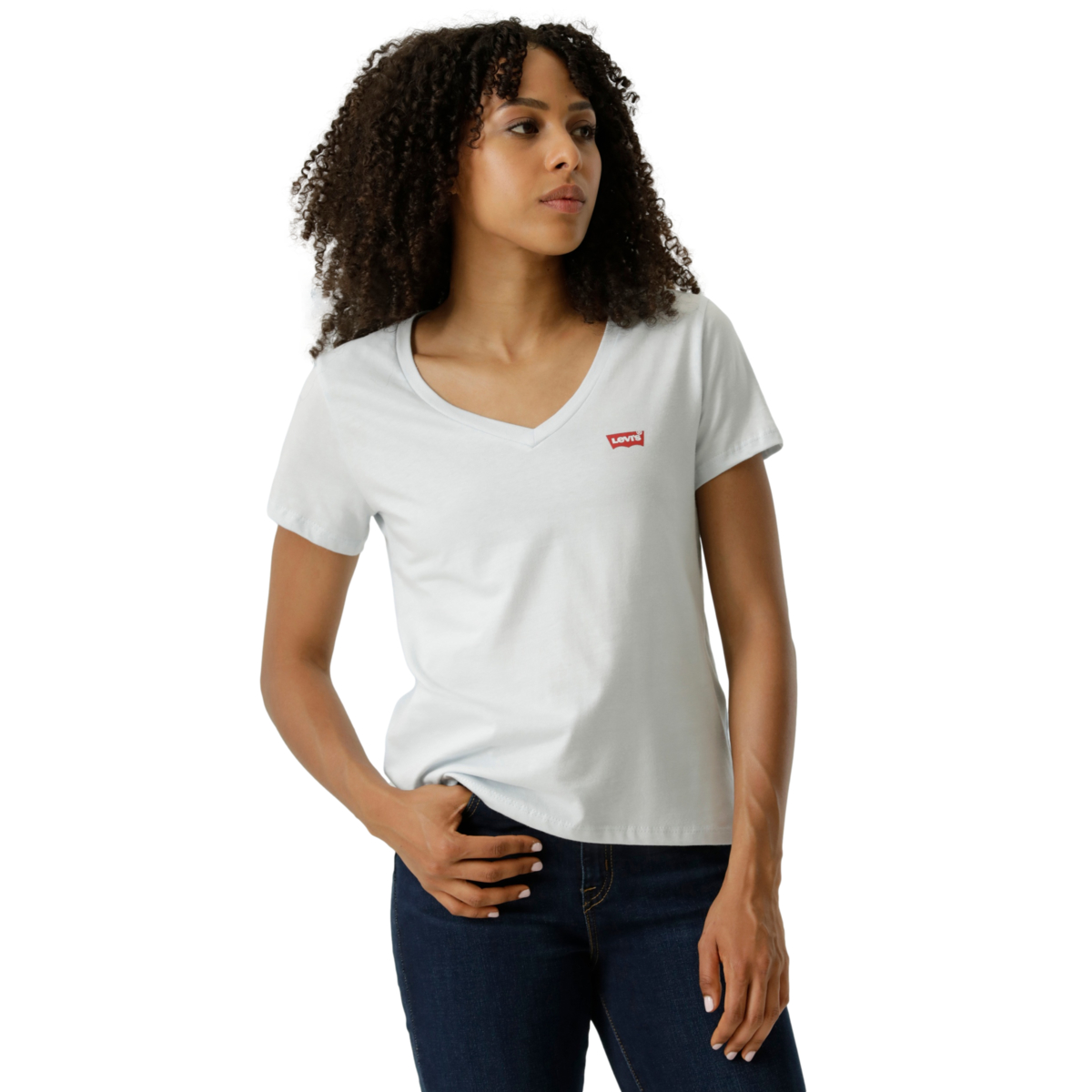 Foto 6 pulgar | Levi’s  Playera Perfect V Neck Para Mujer