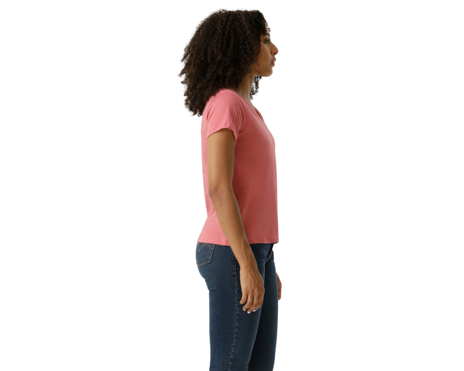 Foto 3 pulgar | Levi’s  Playera Perfect V Neck Para Mujer