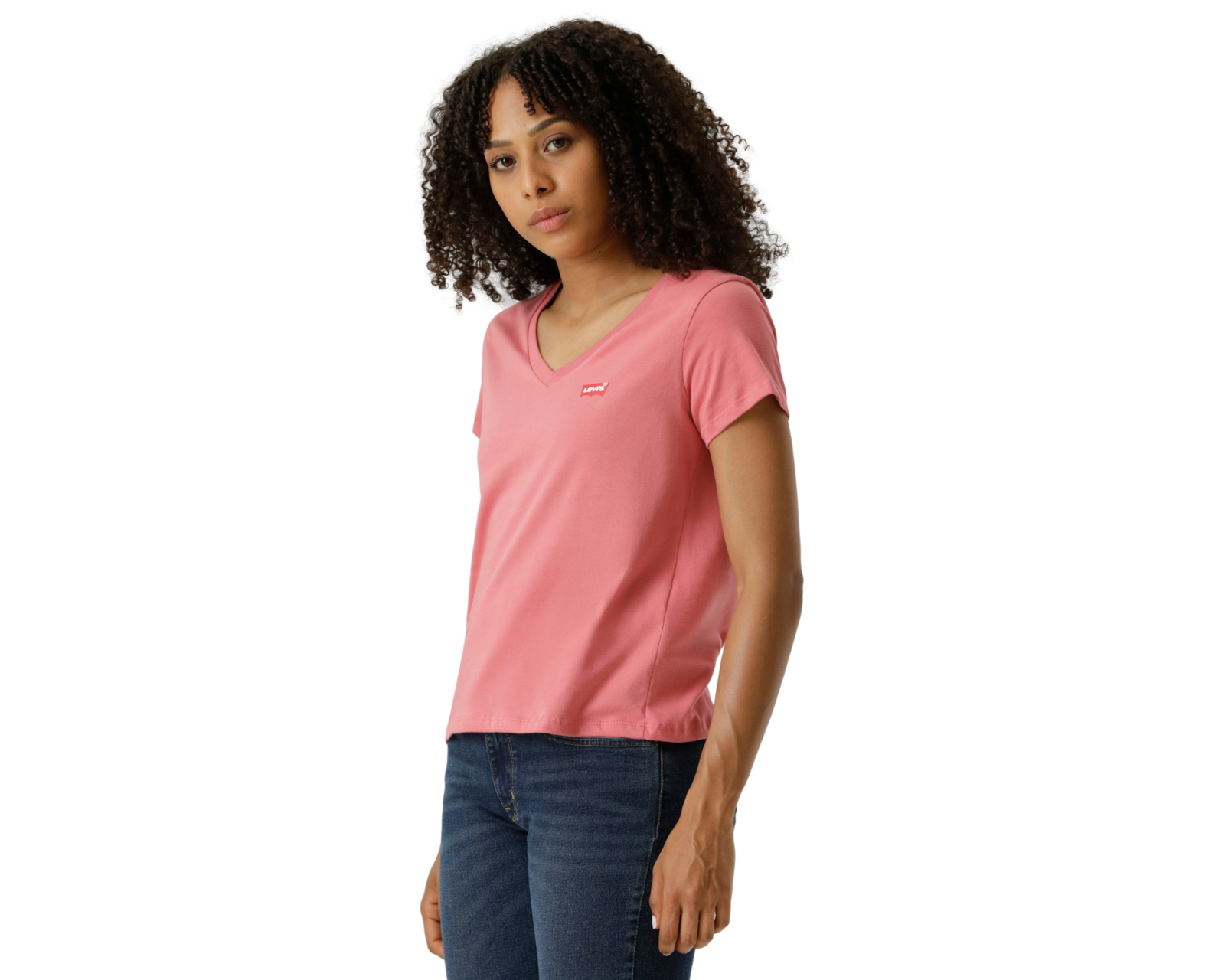 Foto 5 pulgar | Levi’s  Playera Perfect V Neck Para Mujer